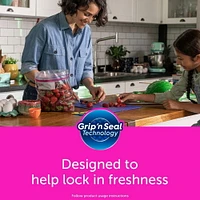Ziploc® Storage Bags with Stay Open Technology, Large, 19 Bags