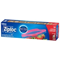 Ziploc® Storage Bags with Stay Open Technology, Large, 19 Bags