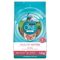 Purina ONE +Plus Healthy Kitten Chicken, Dry Kitten Food 1.8 kg, 1.8 kg