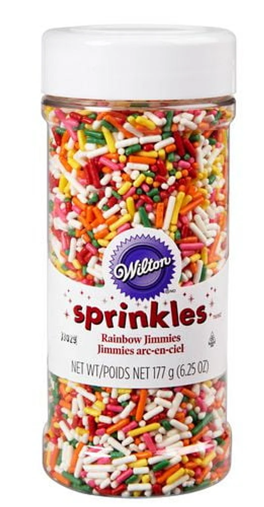 Wilton Sprinkles Rainbow Jimmies Shaker Bottle