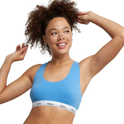 Hanes Originals Stretch Racerback Bralette, Bralette