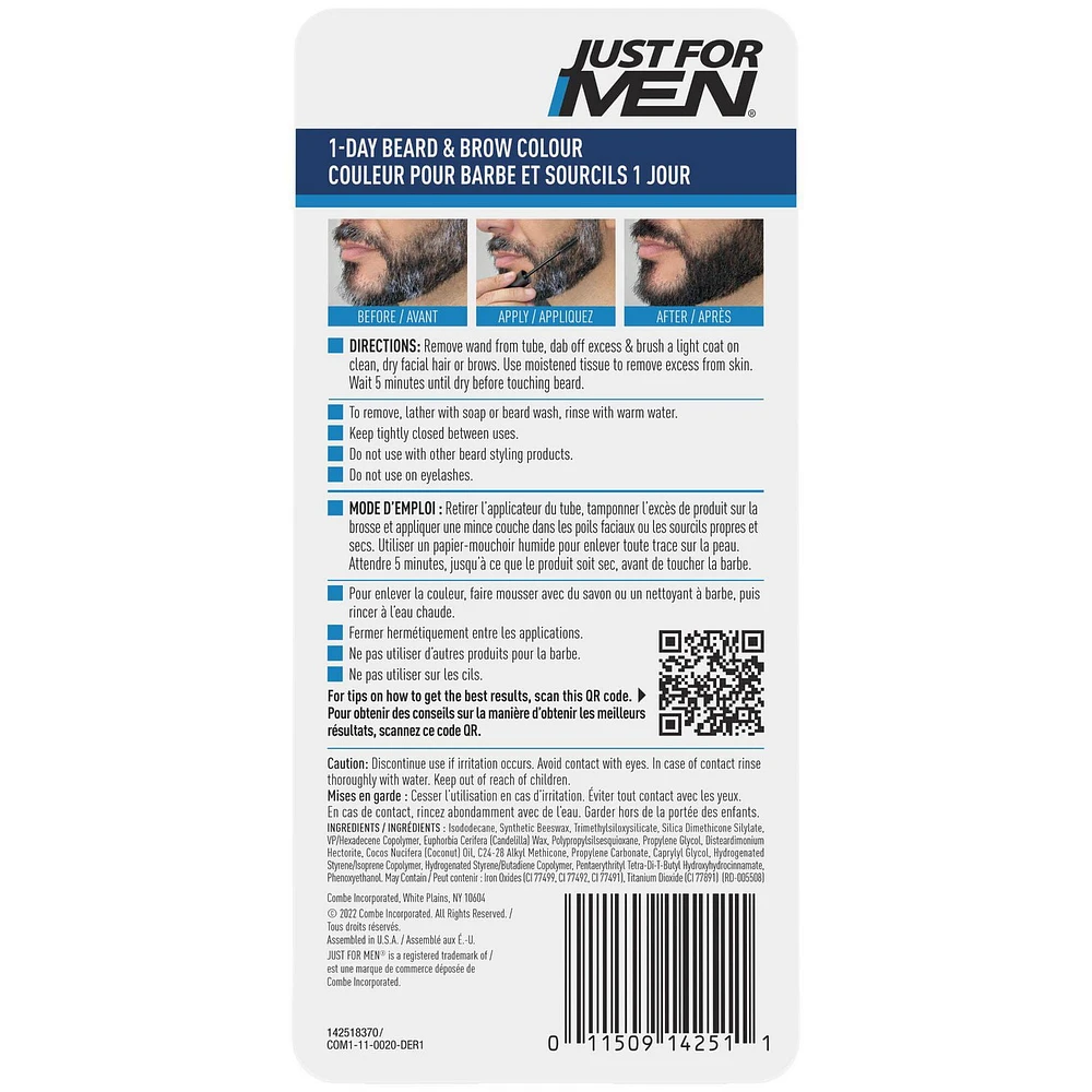 Just for Men Couleur pour Barbe et Sourcils 1 Jour 9 ml