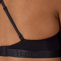 Hanes Originals pour femmes, Bralette courte dégagée super douce