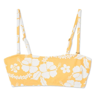Haut de bain en bandeau No Boundaries pour femmes Tailles TP–TTG