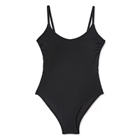 Maillot de bain 1 pièce à encolure dégagée George pour femmes Tailles TP–TTG