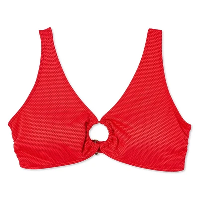 George Women's O-Ring Bikini Top, Sizes XS-XXL