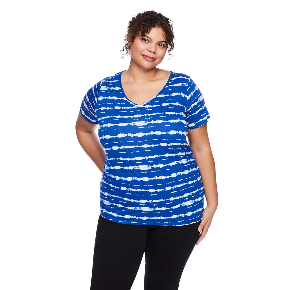 George Women's Plus V-Neckline Tee, Sizes 1X-4X