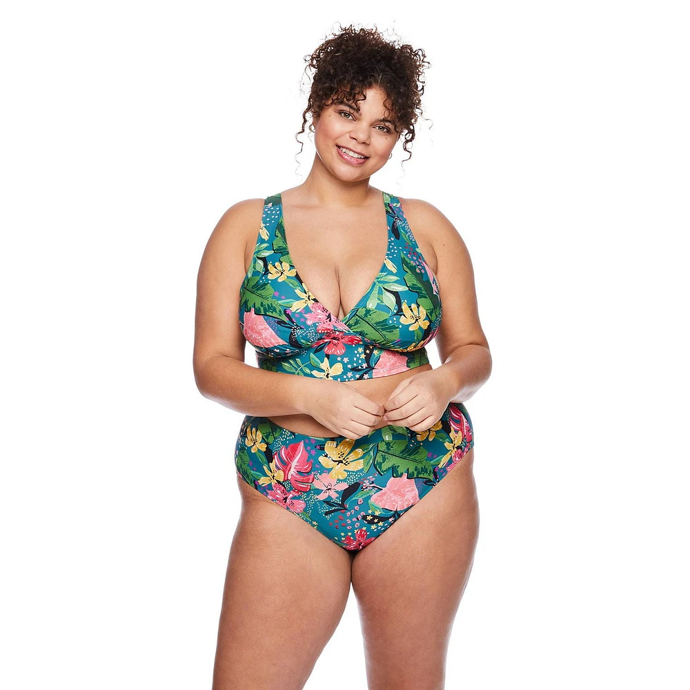 Haut de maillot bain en triangle George Plus pour femmes Tailles 1X-3X