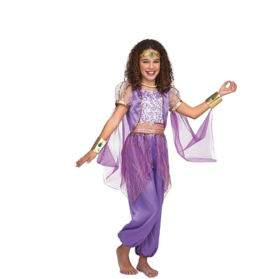 Princesse Arabe Violette Enfant taille 8-9 et10-12 ans