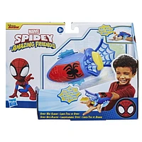 Marvel Spidey and His Amazing Friends Spidey Web Slinger, Wrist-Mounted Toy, Fabric Web Extends And Retracts, Easy to Use For Kids Ages 3 And Up