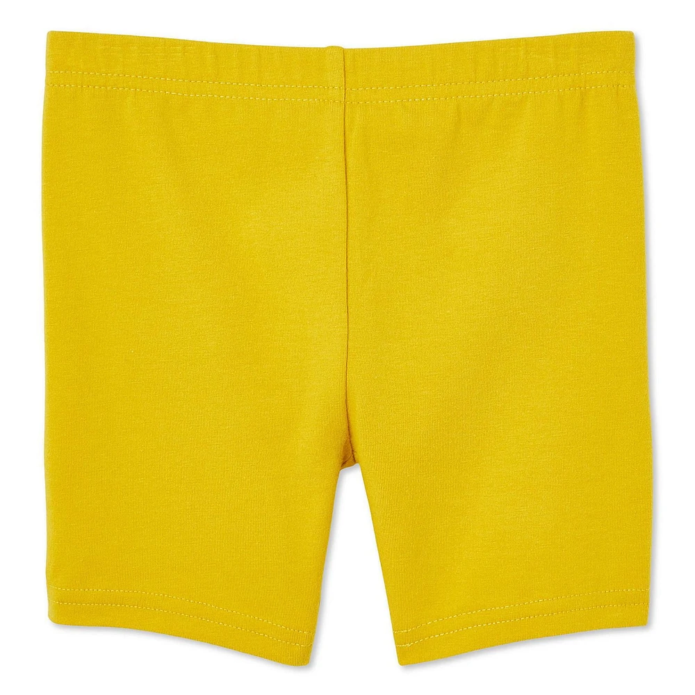 Short de vélo George pour petites filles Tailles 2T-5T