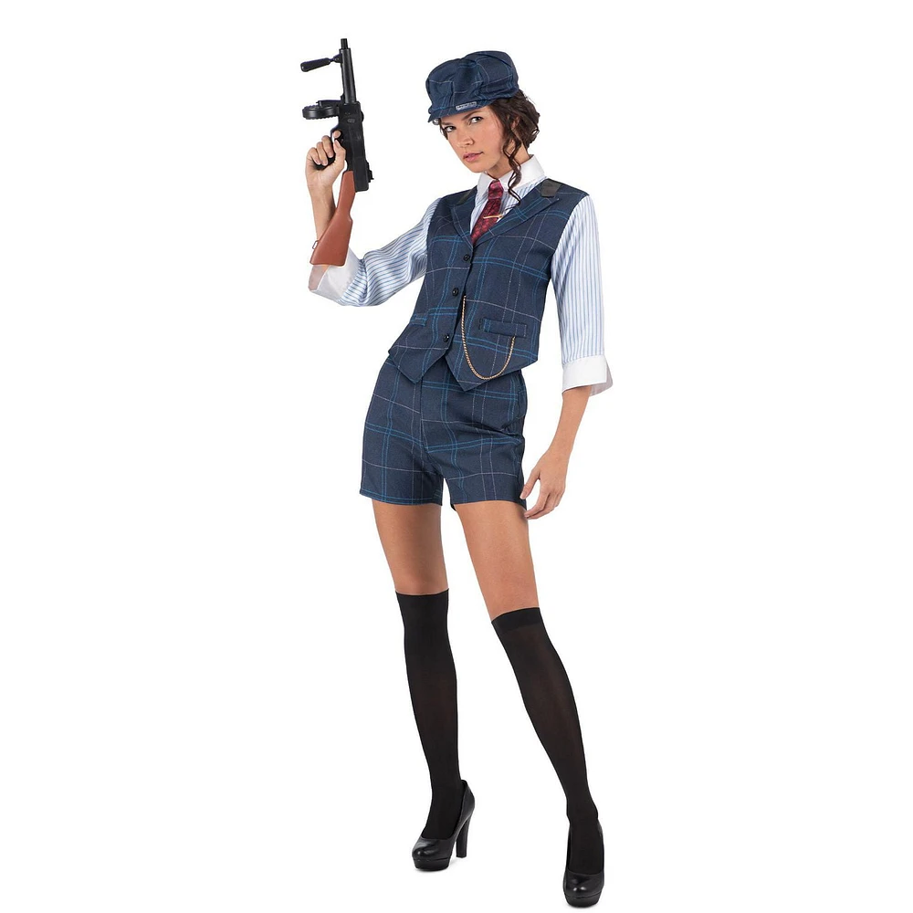 Adult Irish Gangster Woman Costume