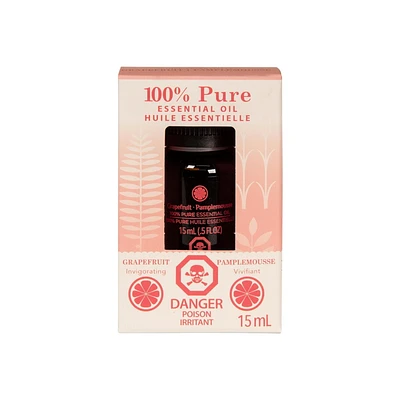 Huile Essentielle 100% ScentSationals - Pamplemousse 15 ml (0,5 une fois liquide)