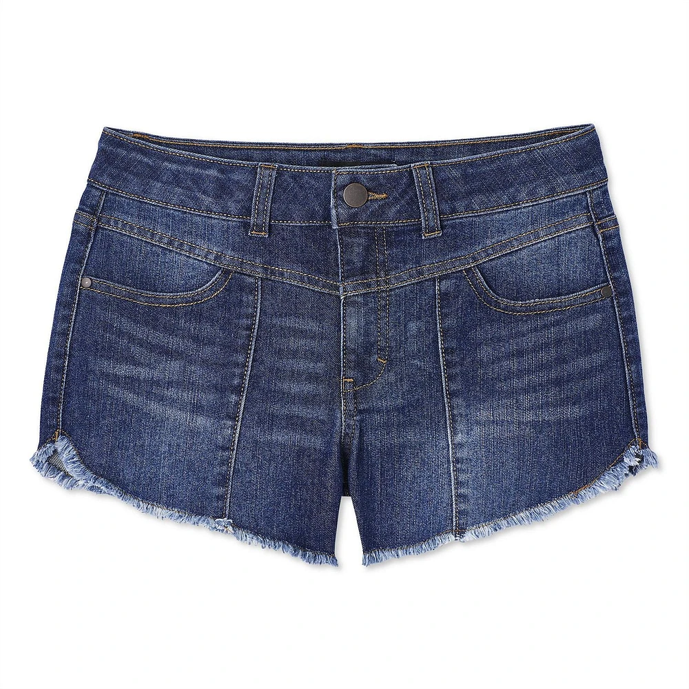 My Sister's Closet Girls' Dolphin Hem Seamed Short, Sizes 7-18