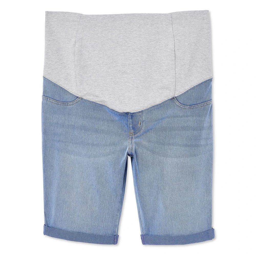 Bermuda en tricot par-dessus le ventre Paisley Sky Maternité Tailles P-TTG