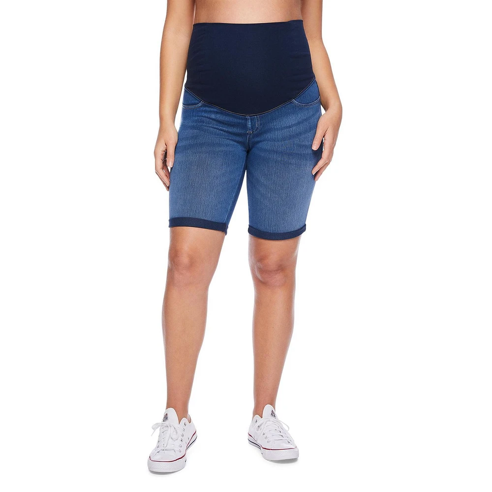 Paisley Sky Maternity OTB Knit Bermuda Short