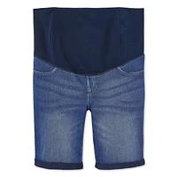 Paisley Sky Maternity OTB Knit Bermuda Short