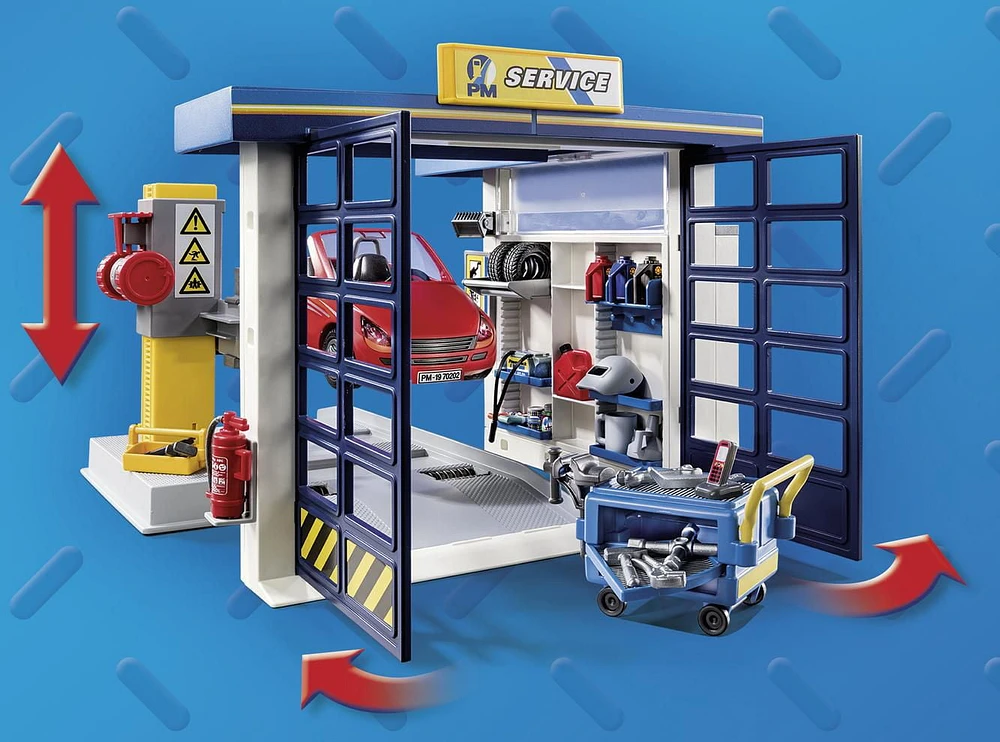 Playmobil Car Repair Garage 70202