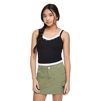 My Sister's Closet Girls' Fooler Henley Cami, Sizes S-XXL