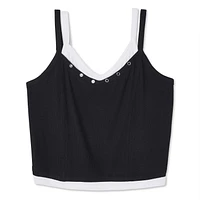 My Sister's Closet Girls' Fooler Henley Cami, Sizes S-XXL
