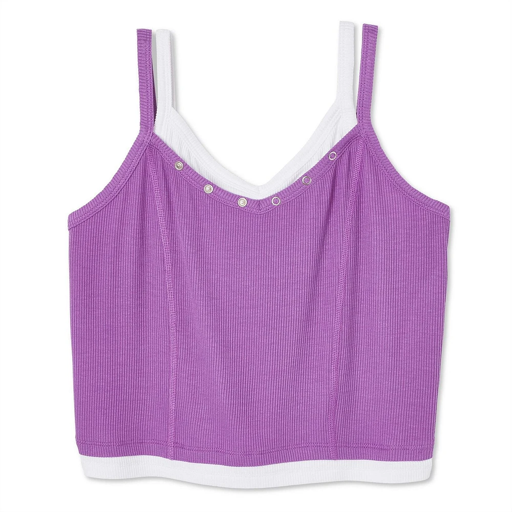 My Sister's Closet Girls' Fooler Henley Cami, Sizes S-XXL