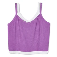 My Sister's Closet Girls' Fooler Henley Cami, Sizes S-XXL