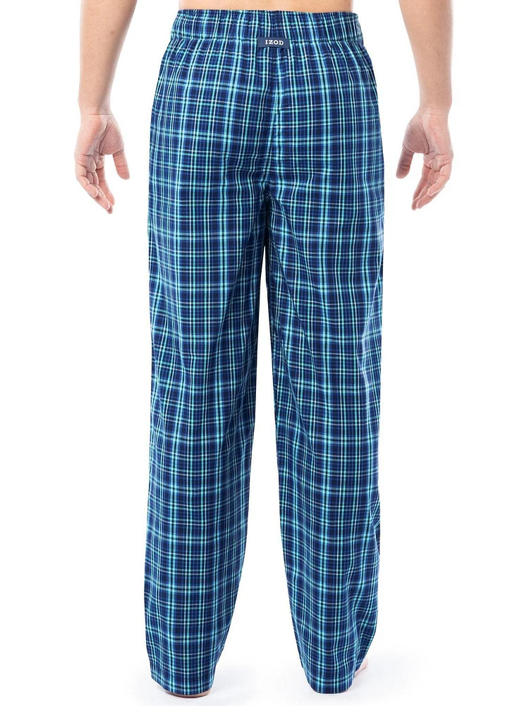 Pantalon de nuit léger et décontracté pour hommes IZOD, bleu