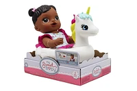 Doll with Unicorn Floater, My Sweet Baby Doll and Unicorn Floaty Play Set.