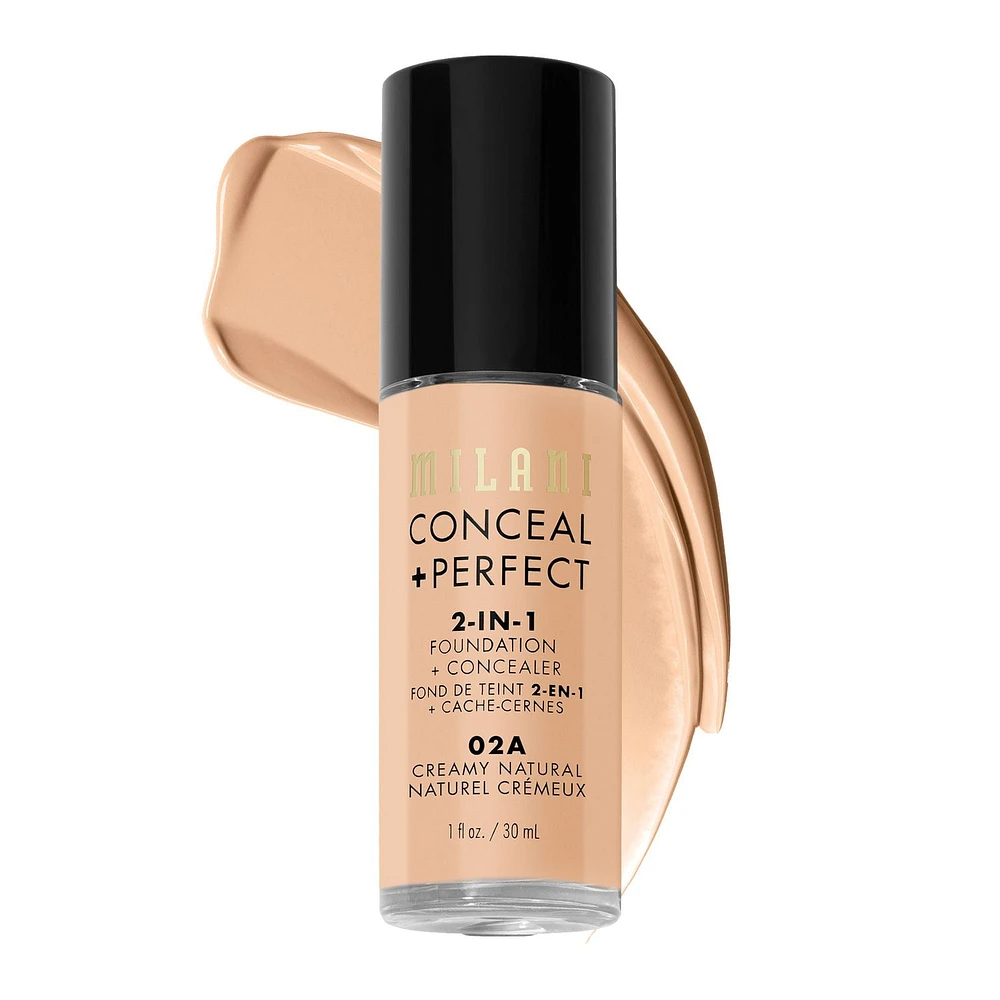 Milani : Fond de teint + Correcteur 2 en 1 Conceal + Perfect Fond de Teint
