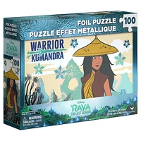 Raya and the Last Dragon 100-Piece Foil Puzzle, for Families and Kids Ages 4 and up