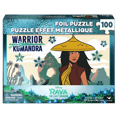 Raya and the Last Dragon 100-Piece Foil Puzzle, for Families and Kids Ages 4 and up