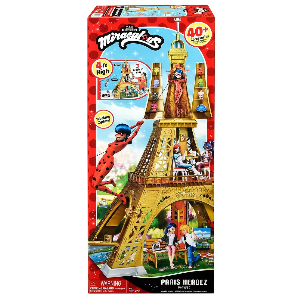 Miraculous Lady Bug Paris Heroes Playset