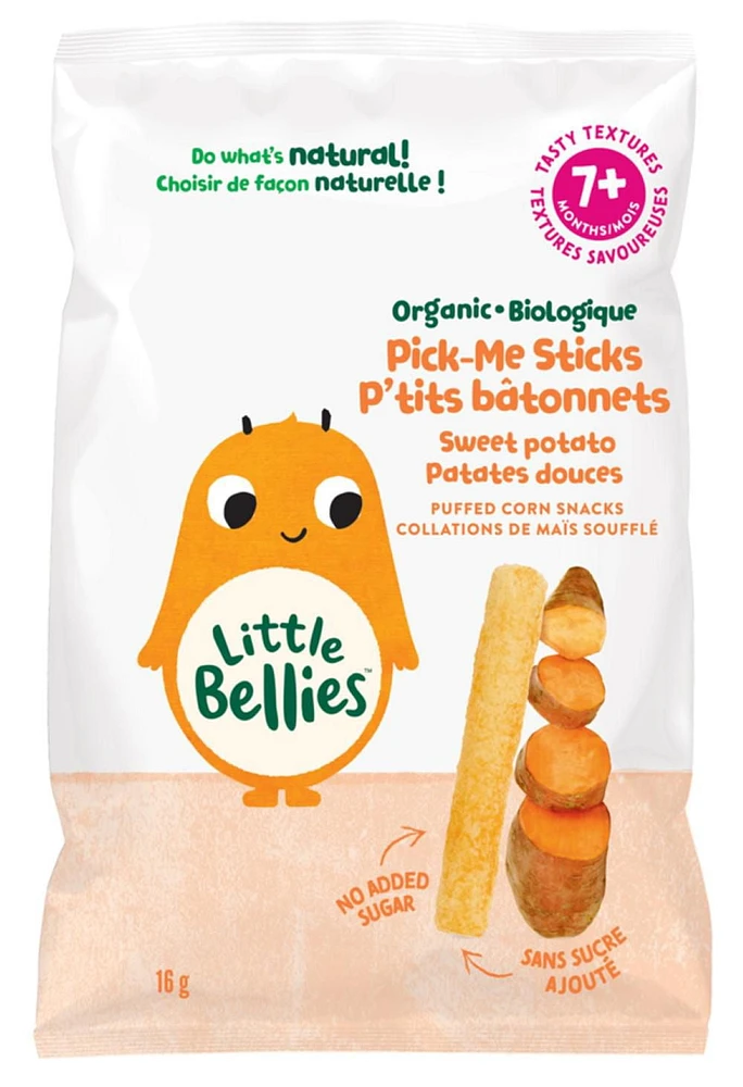 Little Bellies Pick-Me Sticks Sweet Potato, 5 x 16gr