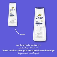 Dove Body Wash Deep Moisture 24hr Moisturizing Skin Cleanser for Lotion-Soft Skin, 591mL