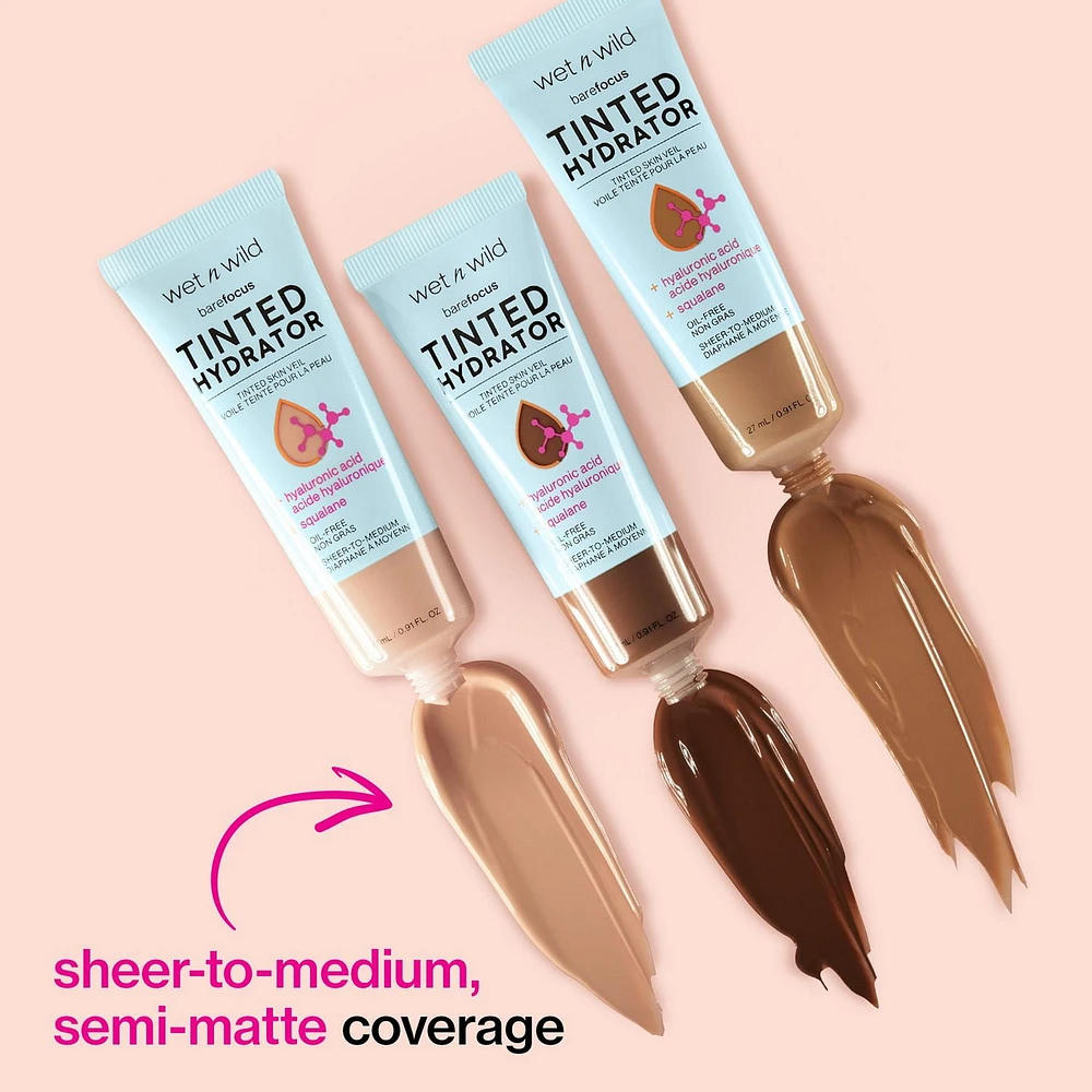 BARE FOCUS TINTED HYDRATOR - LIGHT, tinted hydrator