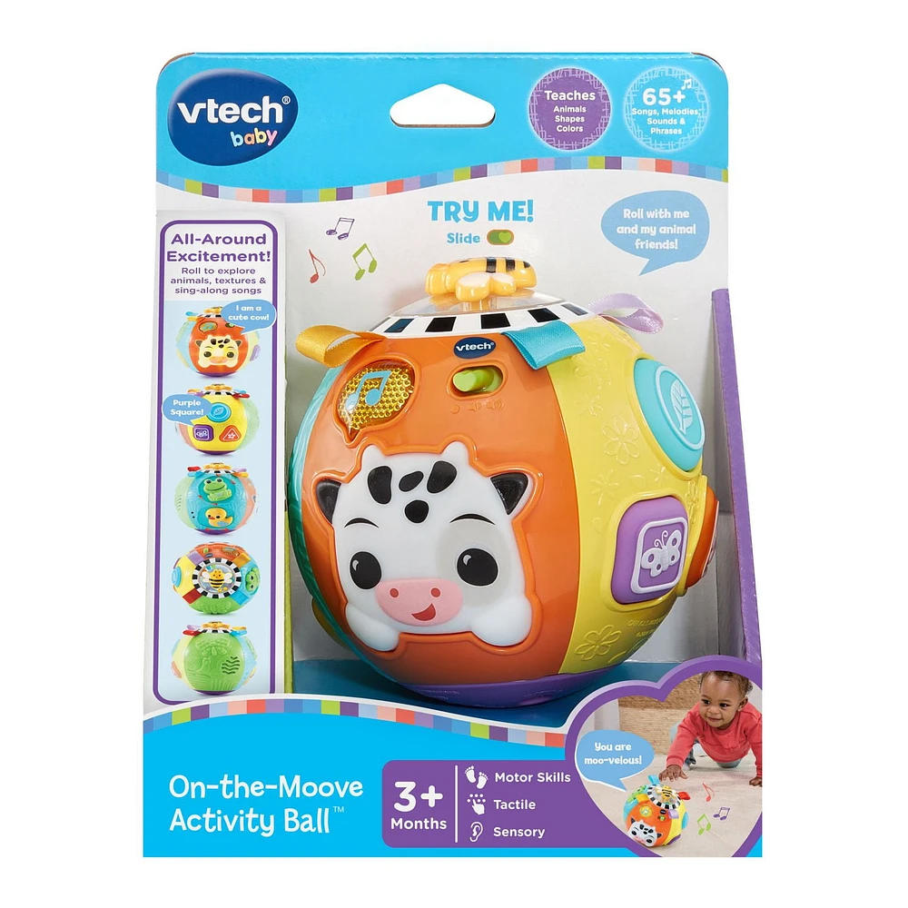 VTech Baby Lumi Balle des animaux - Version française, 3+ Mois