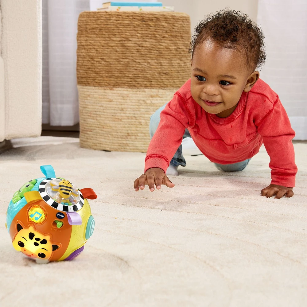 VTech Baby Lumi Balle des animaux - Version française, 3+ Mois