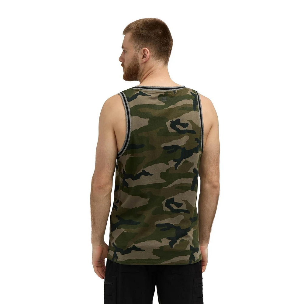 Débardeur ECKO "Endless" en Jersey Côtelé Rayé pour hommes S-XXL