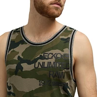 Débardeur ECKO "Endless" en Jersey Côtelé Rayé pour hommes S-XXL