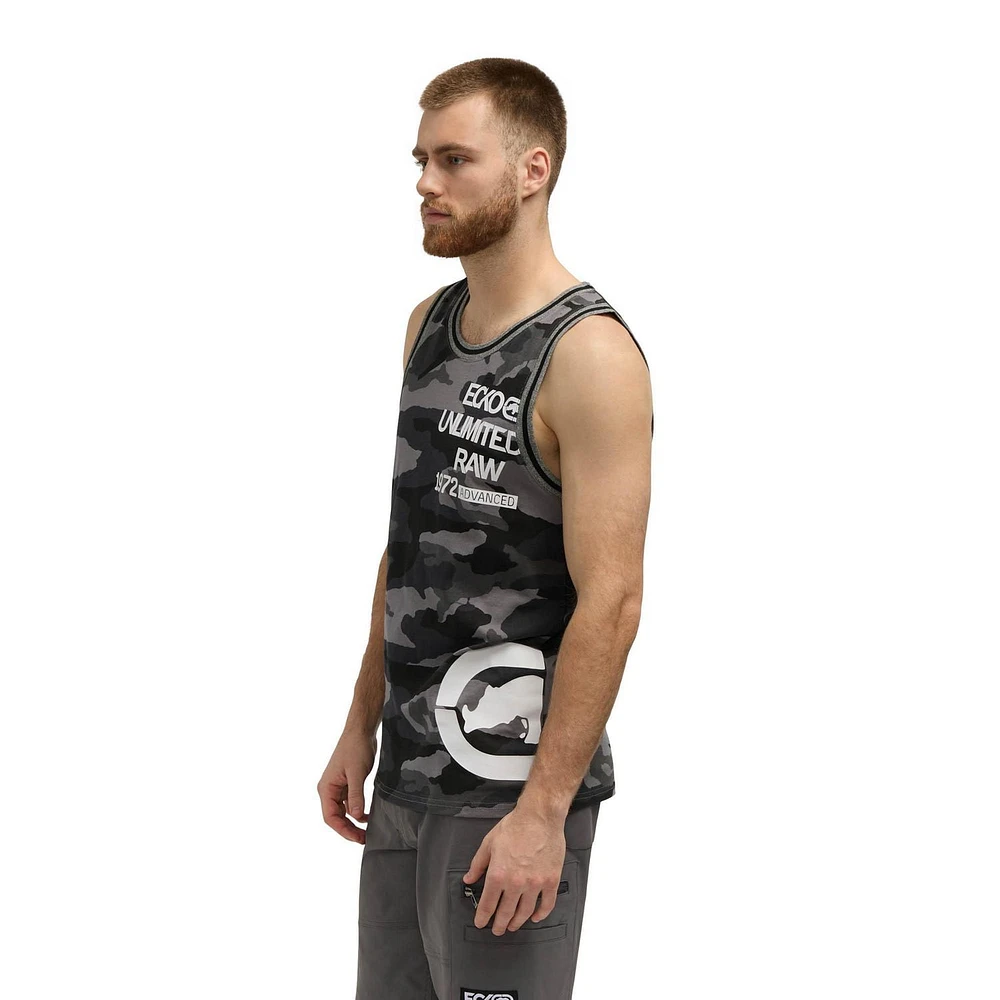 ECKO Men’s Endless Y/D Rib Tank Top, S-XXL