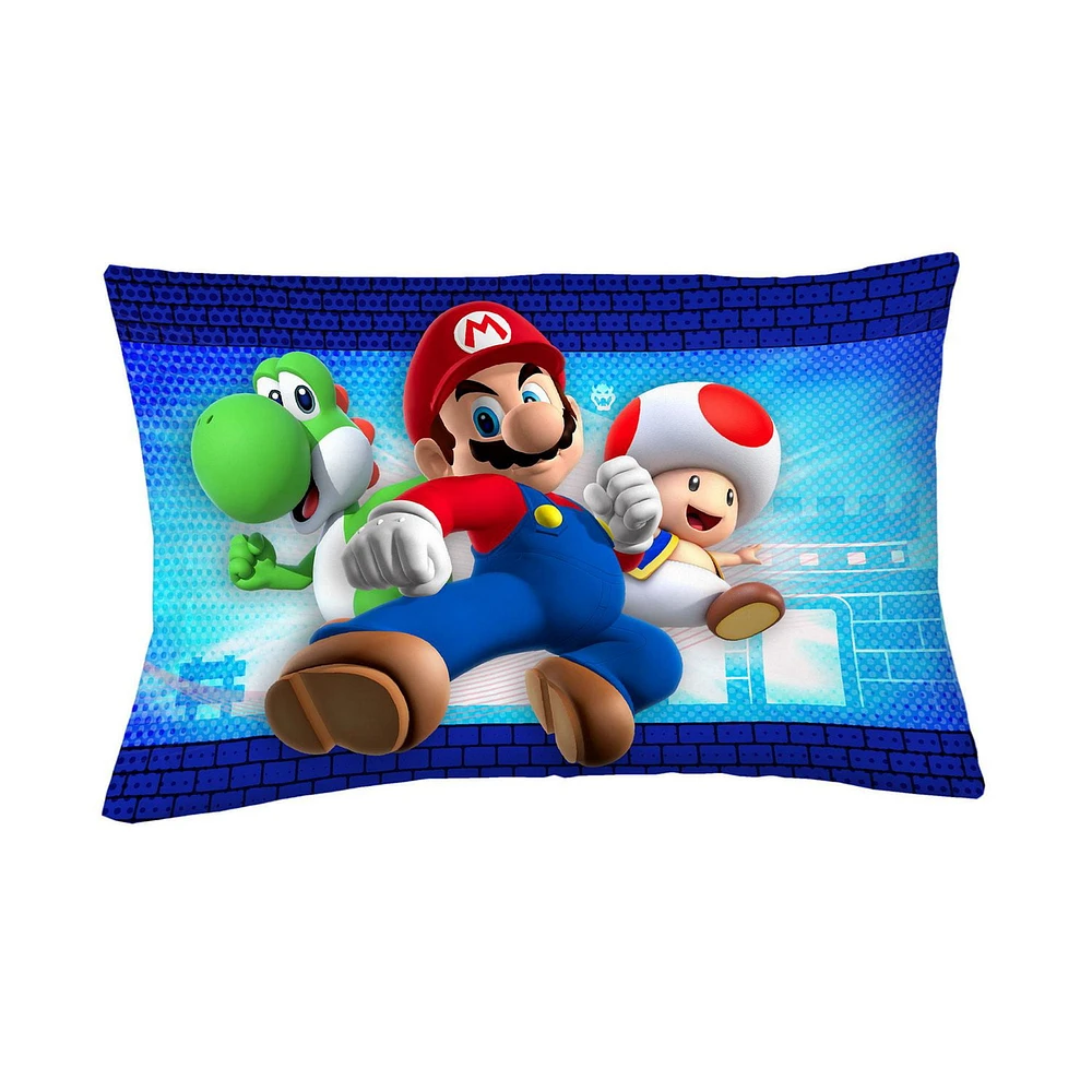 Super Mario "Power Up" Pillowcase, Super Mario Pillowcase