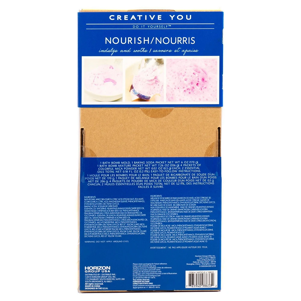 Creative You D.I.Y. Tangerine Lemonade Bath Bombs, 14 years & up