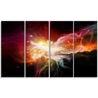 Design Art Elegance of Nebulae Canvas Print