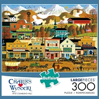 Buffalo Games - Charles Wysocki - Pete's Gambling Hall - 300 Piece Jigsaw Puzzle