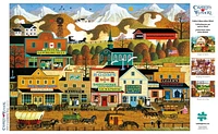 Buffalo Games - Charles Wysocki - Pete's Gambling Hall - 300 Piece Jigsaw Puzzle