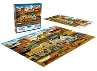 Buffalo Games - Charles Wysocki - Pete's Gambling Hall - 300 Piece Jigsaw Puzzle