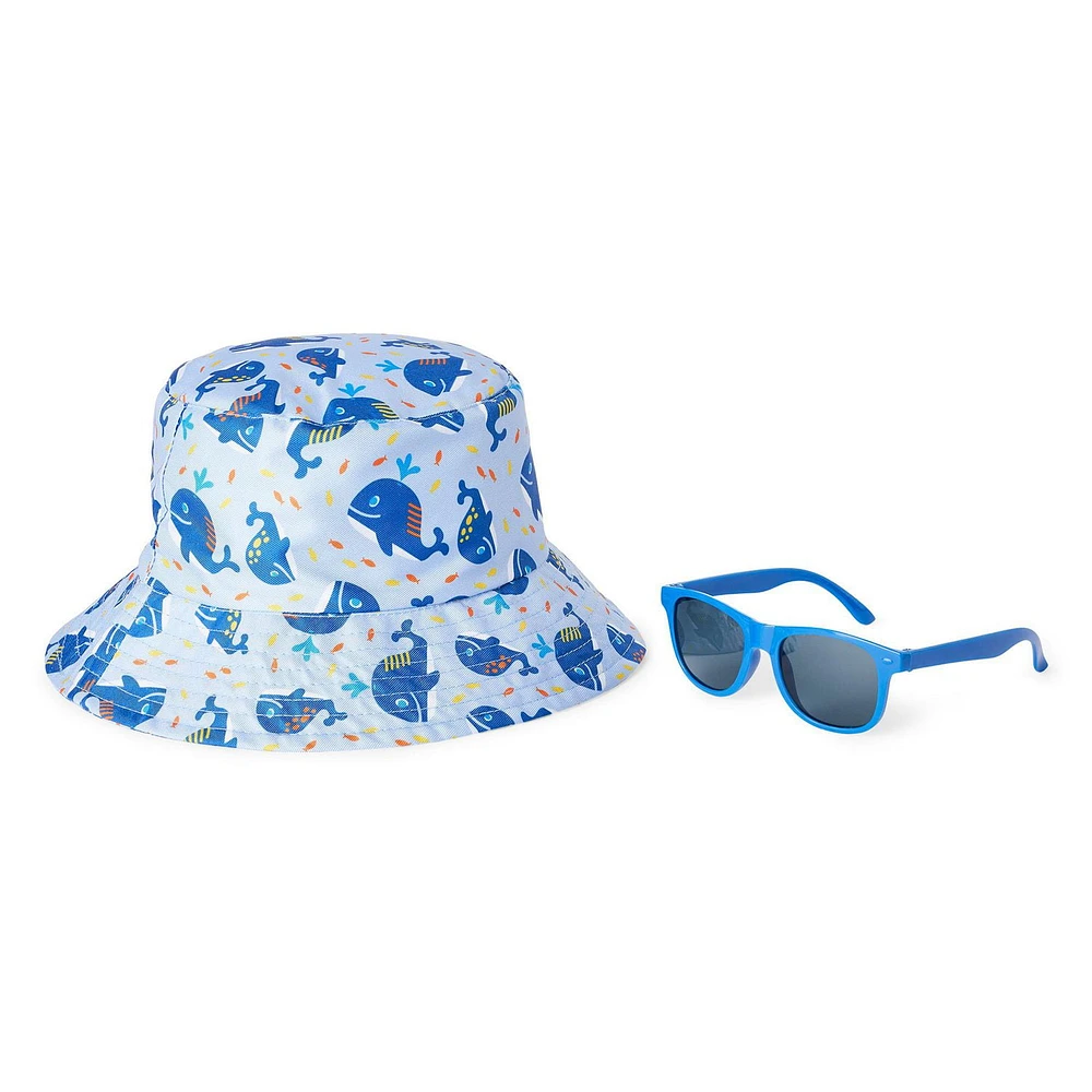 George Toddler Boys' Bucket Hat 2-Piece Set, Sizes 2T-5T