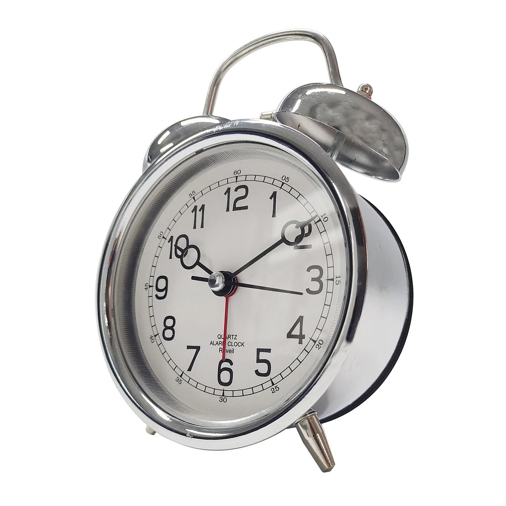 hometrends Retro Metal Alarm Clock