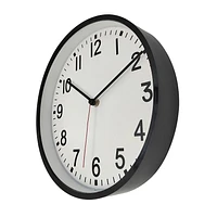 hometrends Black Contemporary Wall Clock