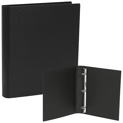 Merangue 1" Polyfoam D-Ring Binder, Black